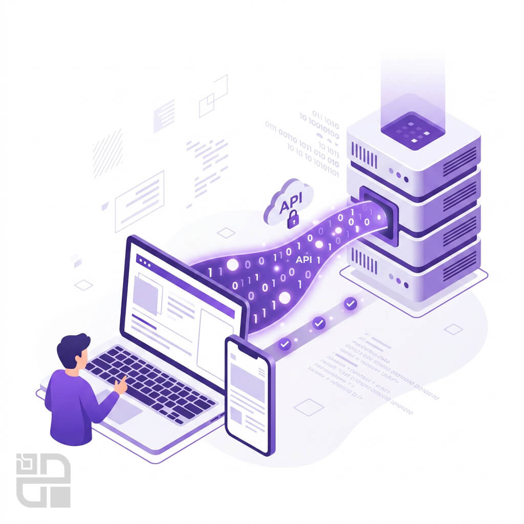 ارتباط فرانت‌اند با بک‌اند از طریق API و تبادل داده